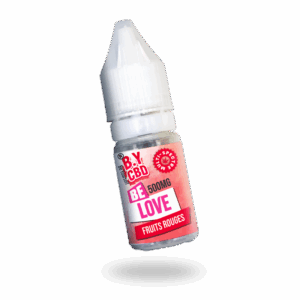 E-liquide CBD 500mg saveur fruits rouges