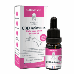 Huile CBD D-stress pour chien